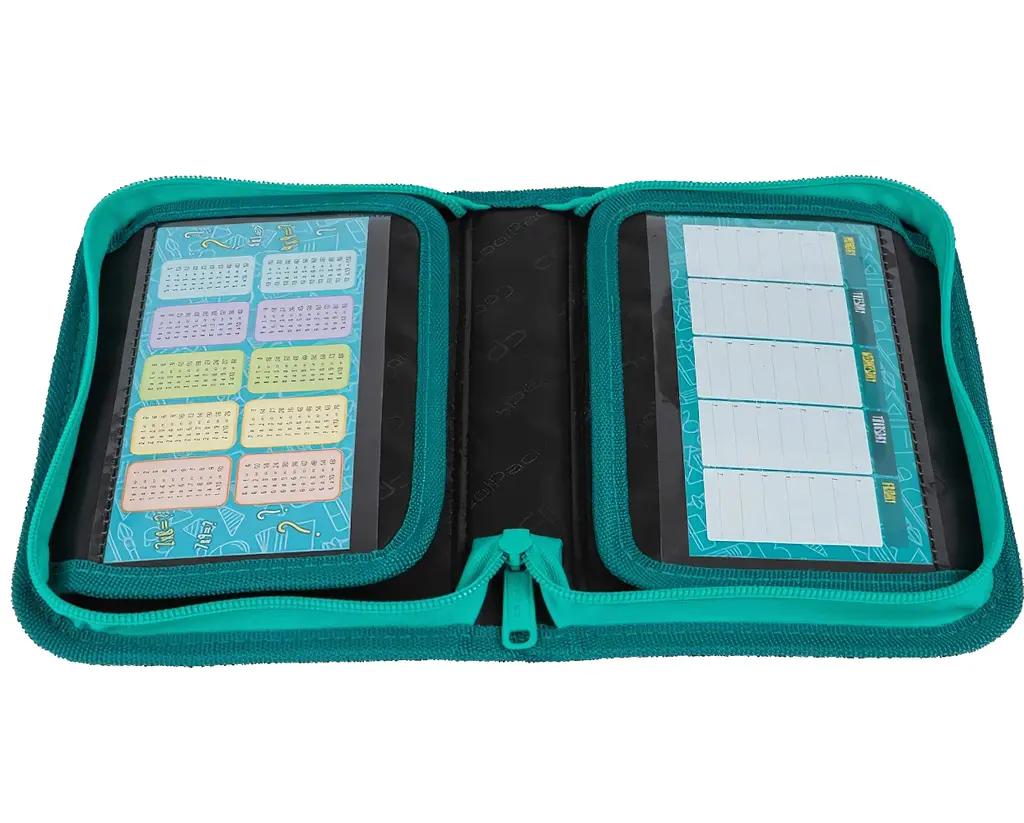 Пенал на блискавці пустий CoolPack Tropic з органайзером для ручок 20x14x3 см (F076965) - фото 2