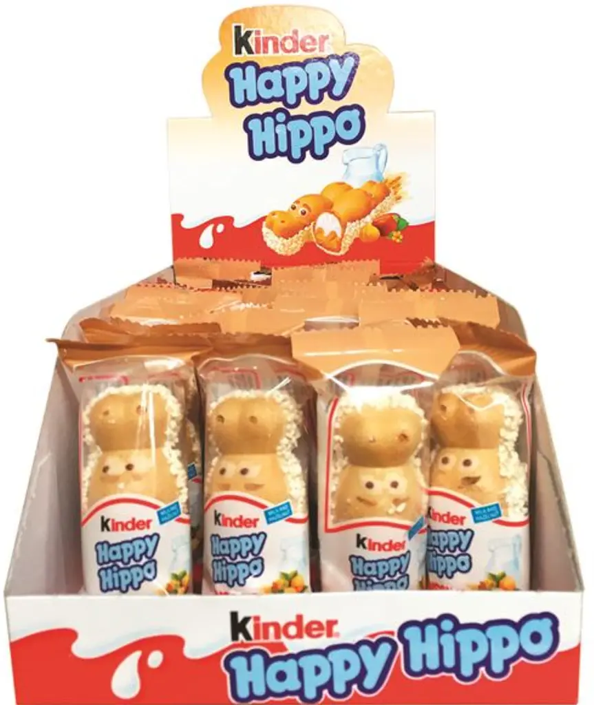 Вафельний батончик бегемотик Kinder Happy Hippo Hazelnut 21 г - фото 6
