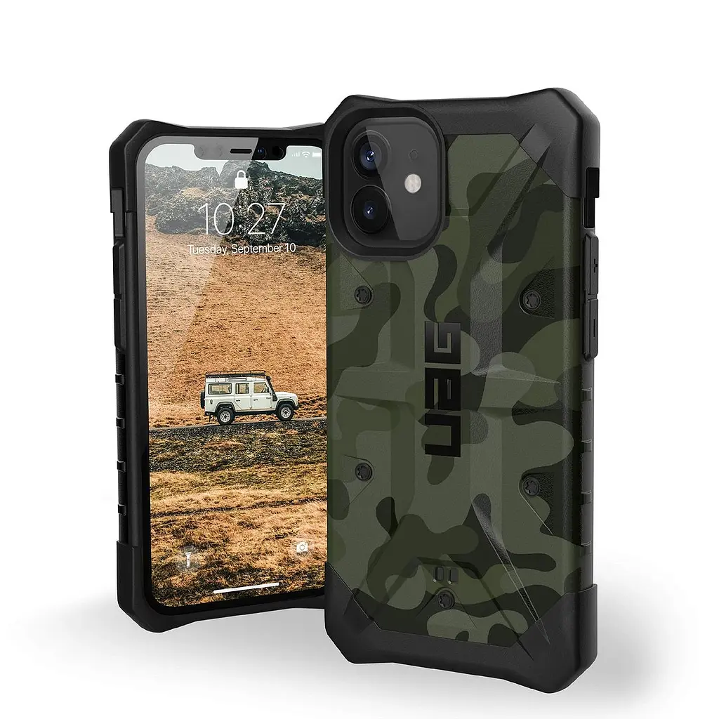 Оригінальний протиударний чохол UAG Pathfinder SE для iPhone 12 Mini (5.4") Forest Camo (112347117271) - фото 7