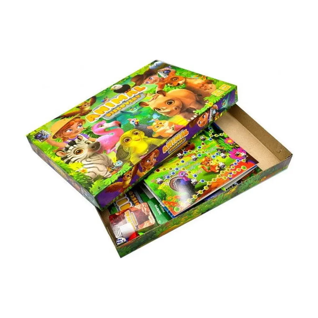 Настільна гра Danko Toys Animal Discovery, українська (G-AD-01-01U) - фото 2