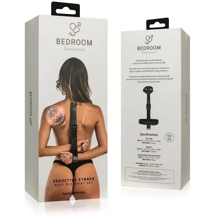 Фіксатор для рук і шиї Bedroom Fantasies Seductive Straps Body RestRaint Set - фото 6