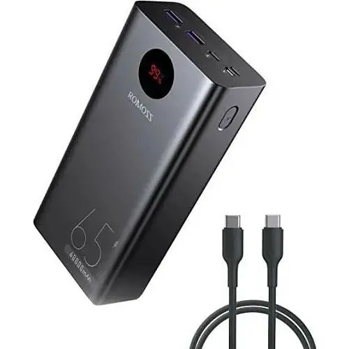 Внешний аккумулятор Romoss PEA40S Pro 40000mAh 65W черный pea40s - фото 2