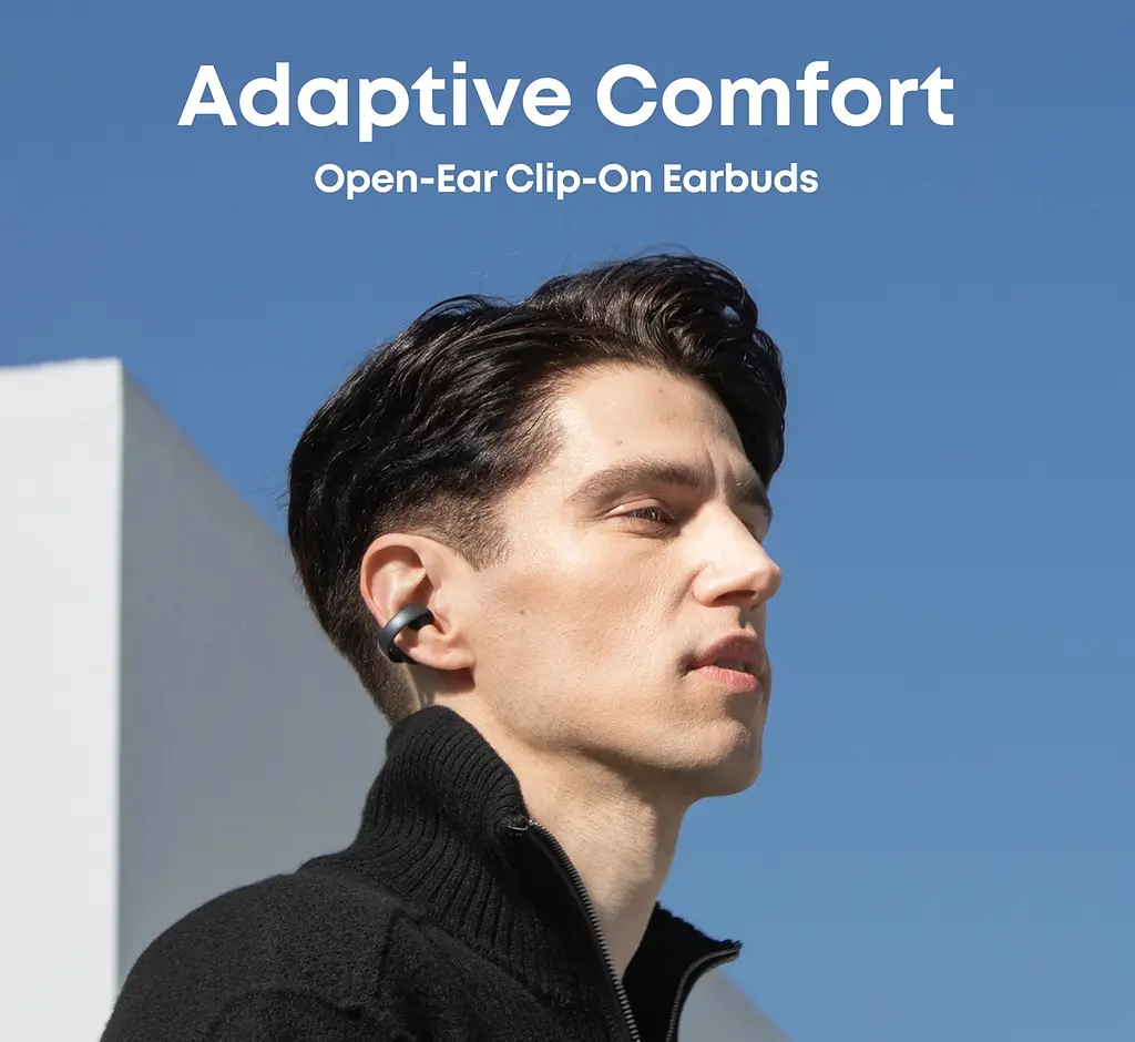 Науш ники SoundСore AeroClip Black Anker teh0021273 - фото 4