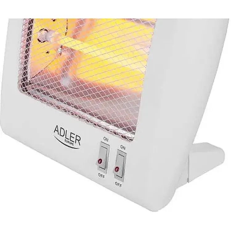 Обогреватель инфракрасный Adler AD 7709 портативный 800 Вт с защитой от опрокидывания белый - фото 3