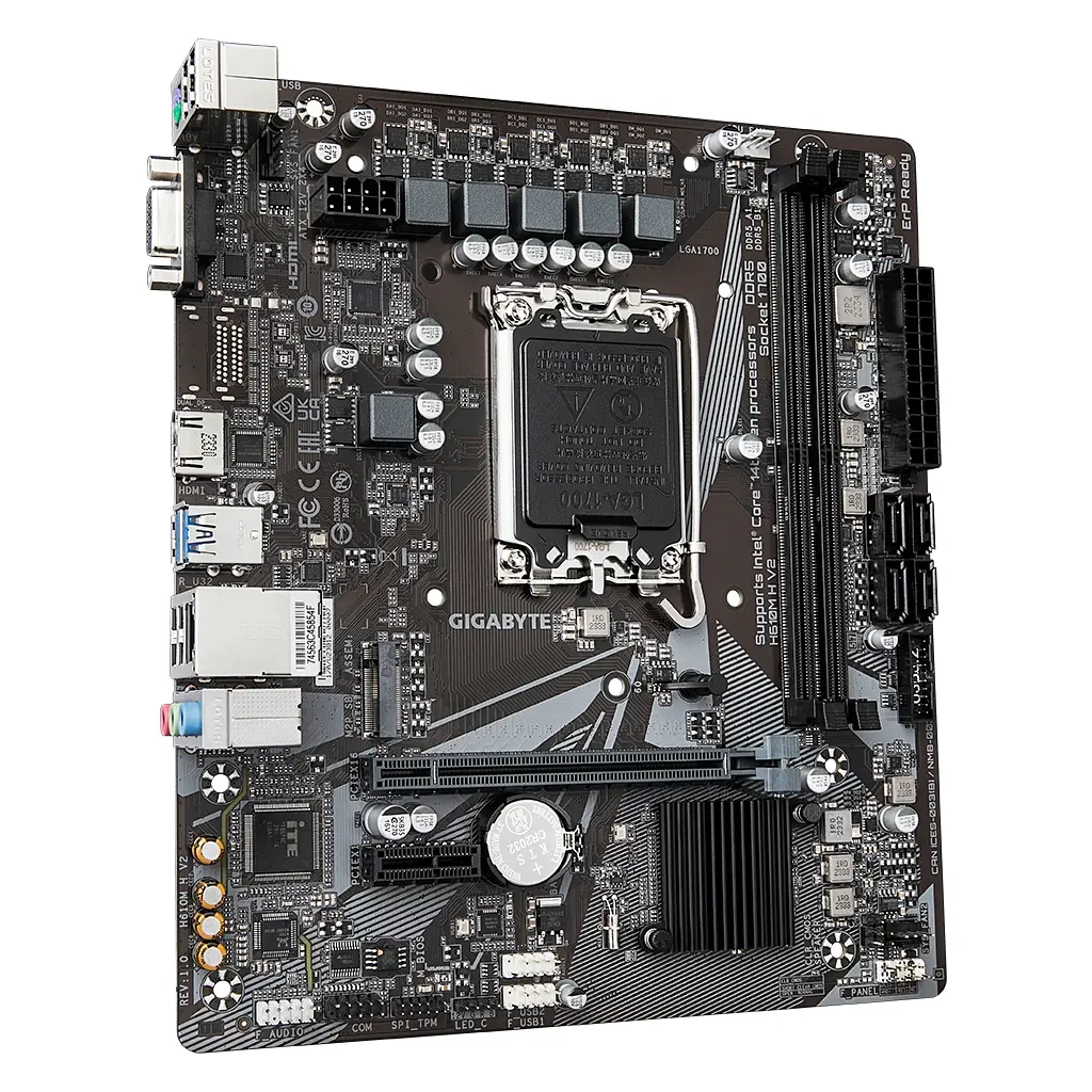 Материнська плата GIGABYTE H610M H V2 - фото 2