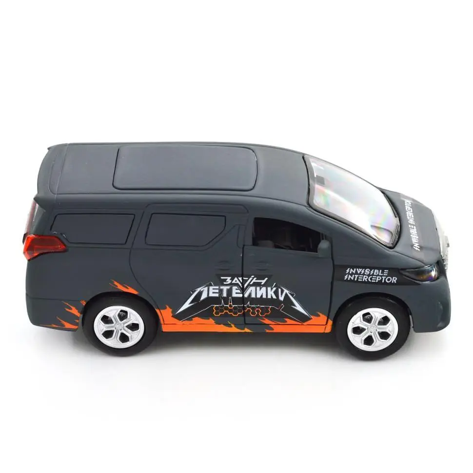 Машинка інерційна TechnoDrive Toyota Alphard Загін Метеликів Шеврони Героїв (IM-176-M-478) - фото 2