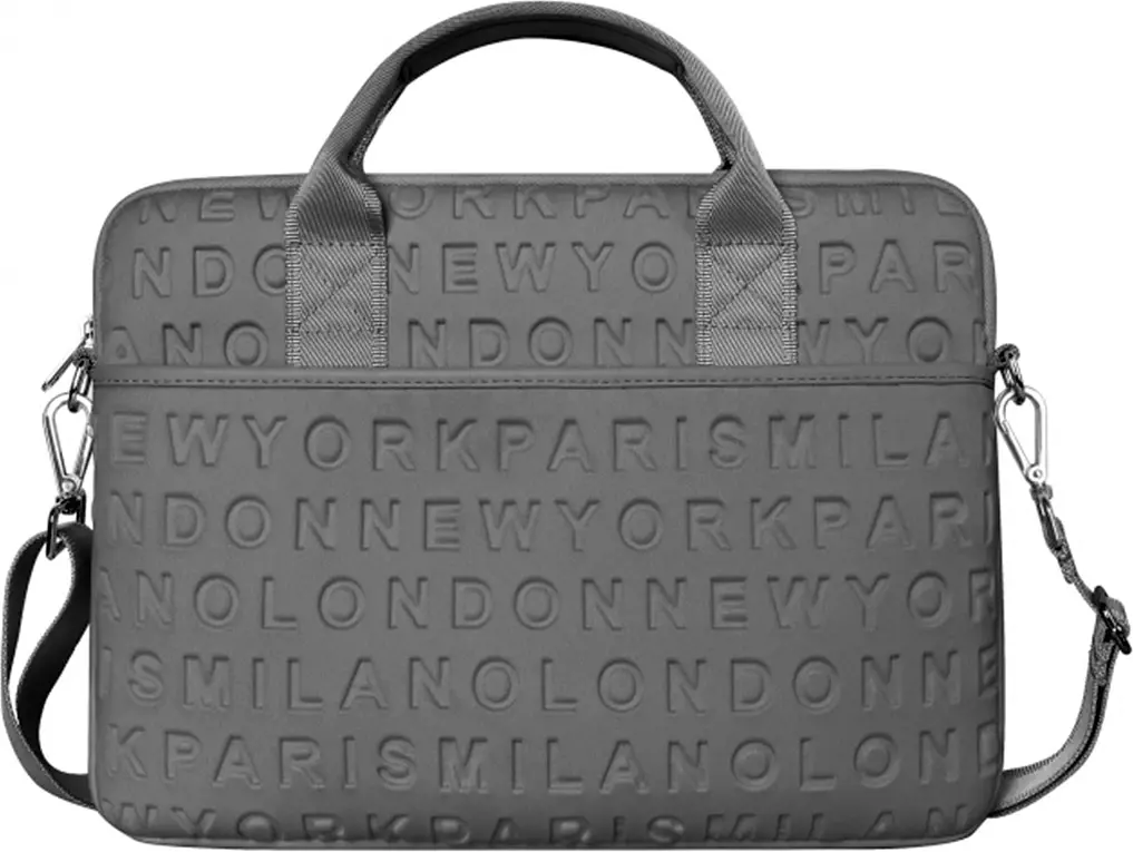 Сумка для ноутбука Wiwu Cosmo Slim Case для MacBook 15.4" Grey [79315] - фото 6