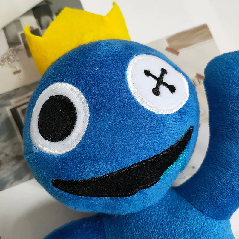 М'яка іграшка Watchbands Синій райдужний друг Blue з Райдужні друзі Rainbow Friends Roblox довжина 30 см (MI-19524) - фото 3