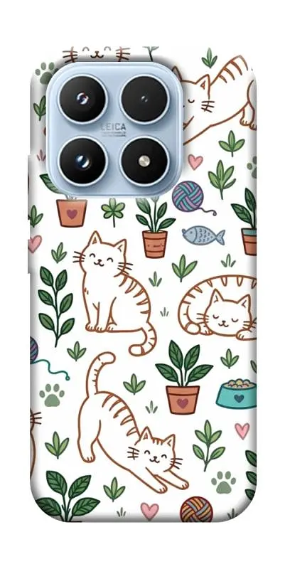 TPU чохол Demsky Cats pattern для Xiaomi 17 Pro