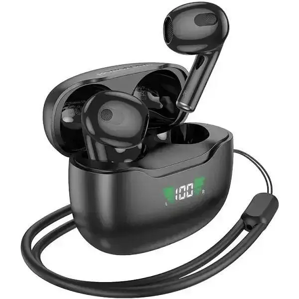 Бездротові навушники Borofone Gratified true wireless BT headset BW40 black  - фото 2