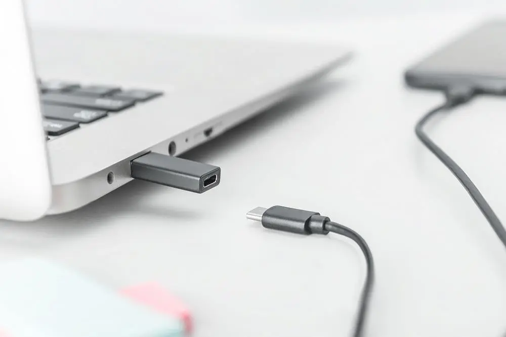 Адаптер Assmann USB A-USB-C AK-300524-000-S Black - фото 6