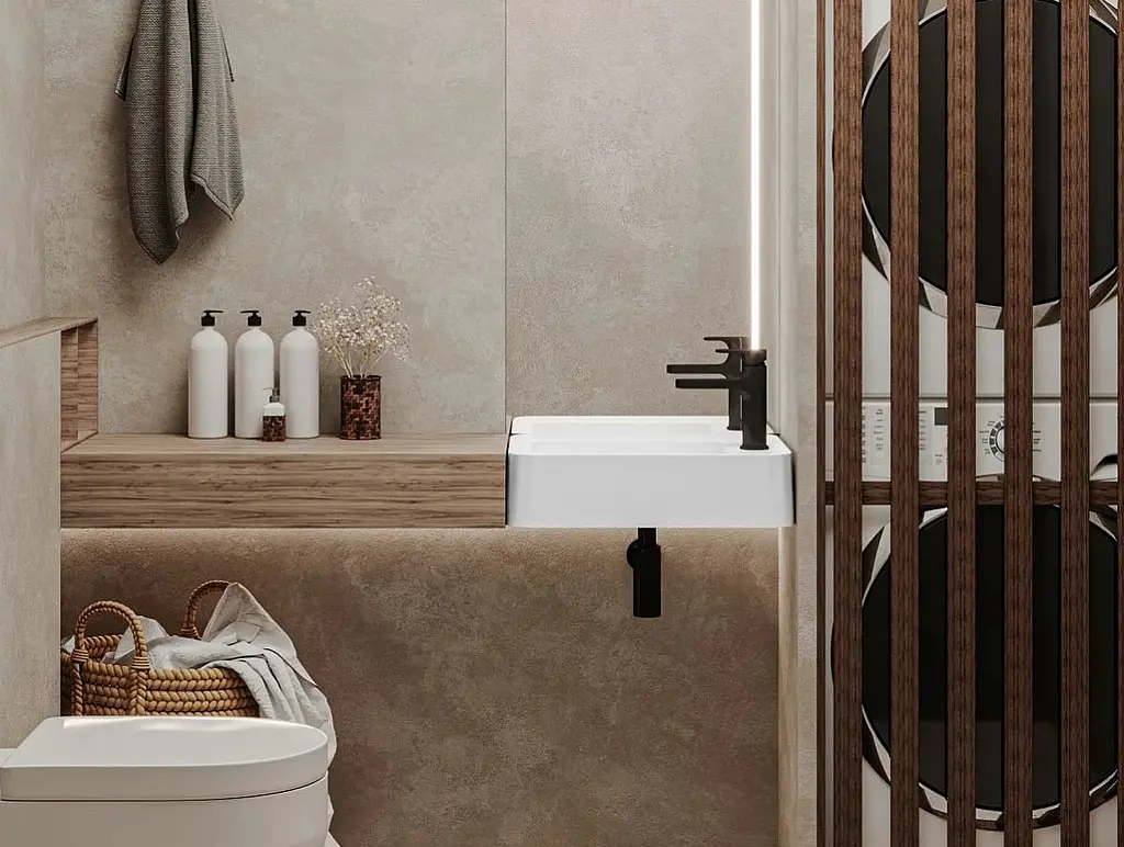 Умивальник Miraggio MARRAKESH 380 L (8814257) Miramarble, Глянцевий, Підвісний/накладний, білий - фото 5