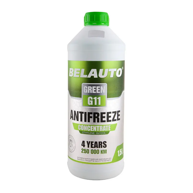 Антифриз Belavto Green G11 концентрат зеленый 1.5 л (AF1217) - фото 2