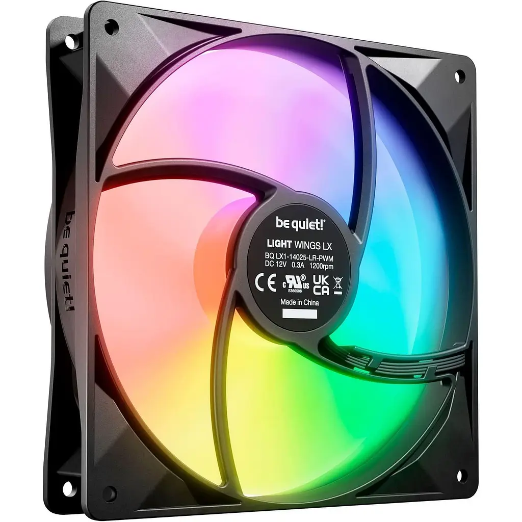 Комплект вентиляторов Be quiet! LIGHT WINGS LX 140mm PWM 3 шт (BL127) - фото 2