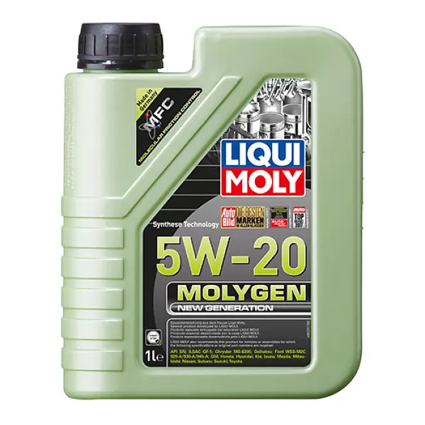 Синтетична моторна олива - Molygen New Generation 5W-20 1л. (8539)