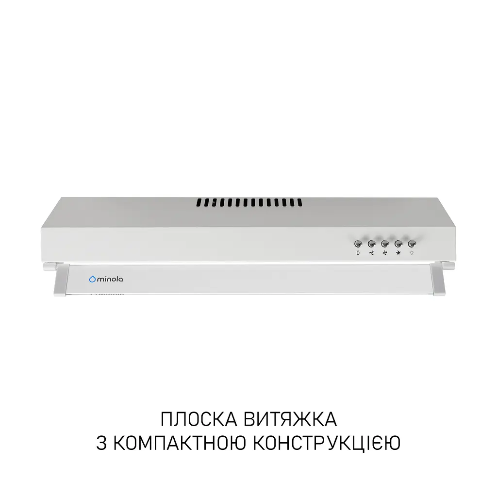 Витяжка плоска Minola HPL 522 WH - фото 2