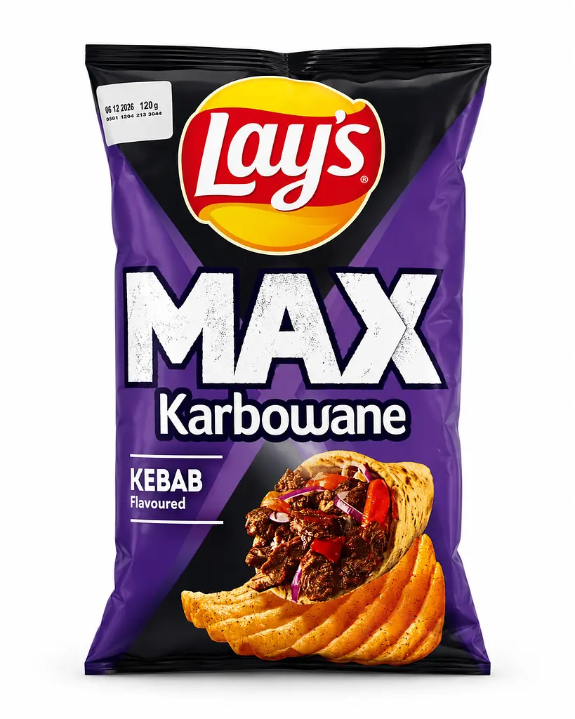 Чіпси Lay’s MAX Karbouane зі смаком кебаба 120 г