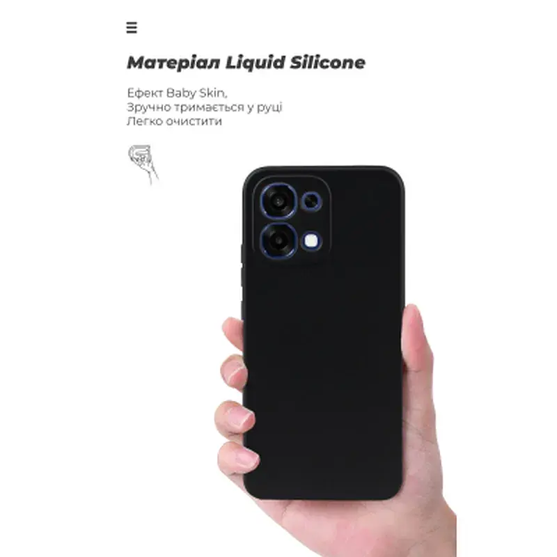 Чохол до мобільного телефона Armorstandart ICON OPPO A6 Pro 4G Camera cover Black (ARM89193) - фото 7