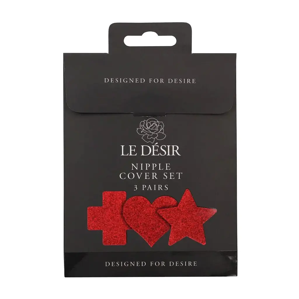 Накладки на соски Le Desir Le Desir Nipple Cover Set (червоний) - фото 5