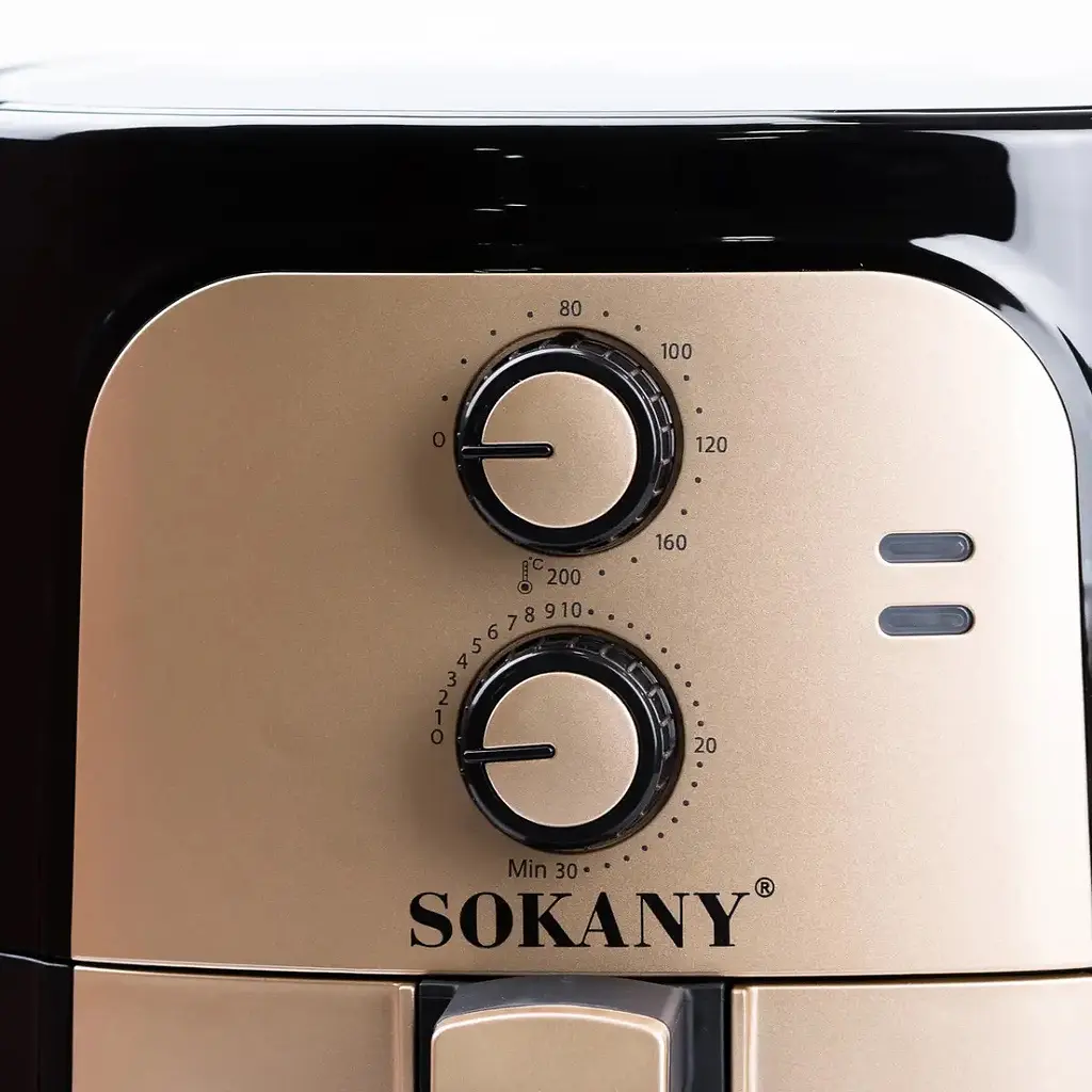 Аерофритюрниця безмасляна Sokany SK-10025 6.5 л електрична з механічним керуванням 1400 Вт - фото 2