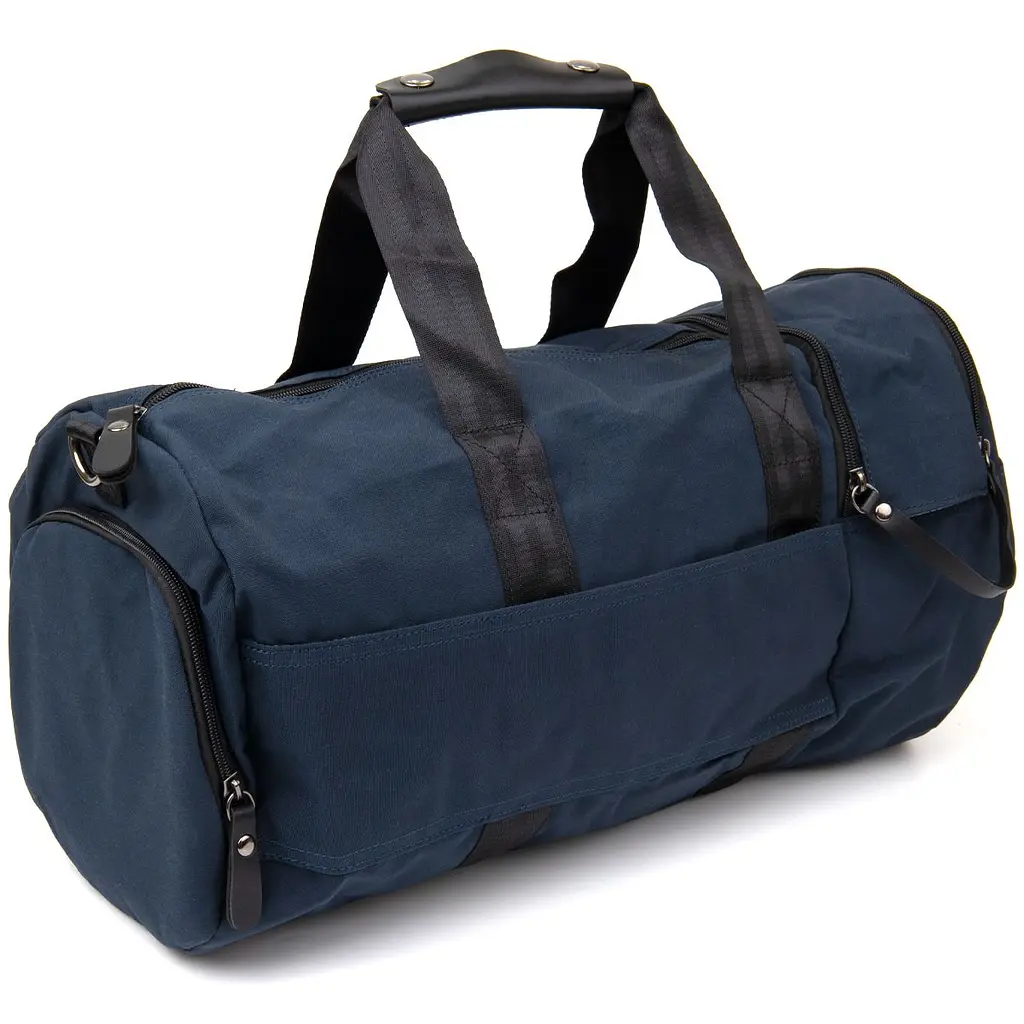 Спортивна сумка текстильна 20644 Vintage синя - фото 8