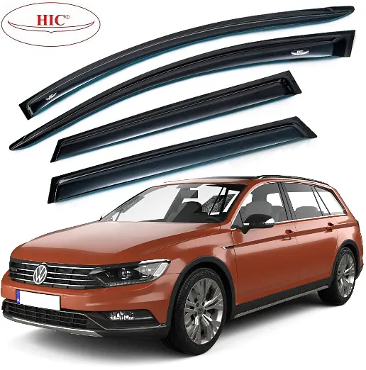 Дефлектори вікон вітровики HIC для Volkswagen Passat B8 2015- універсал Оригінал (VW54)