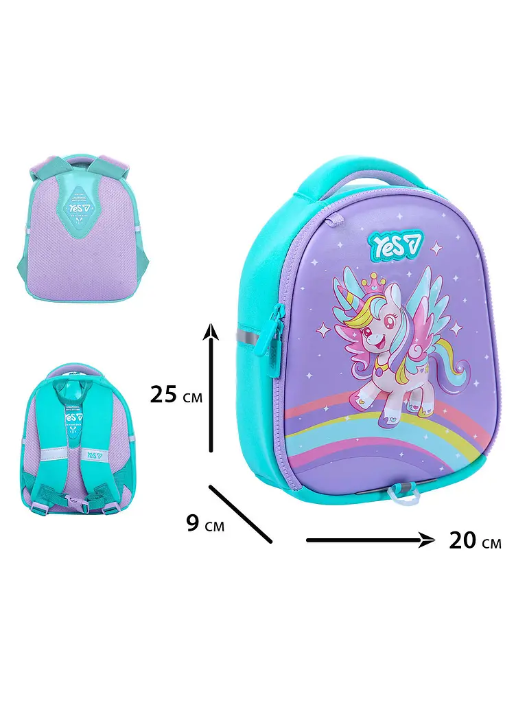 Рюкзак дитячий YES K-33XXS Happy Unicorn (550435) - фото 3