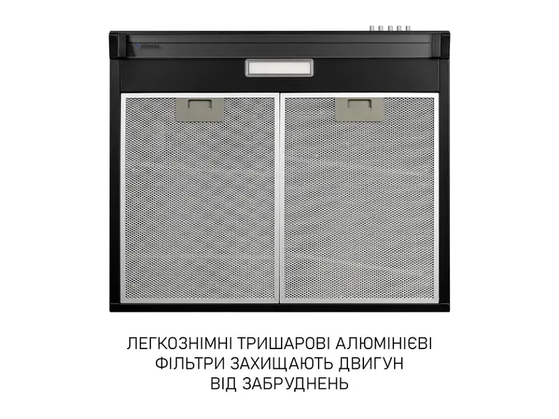 Витяжка пласка Minola HPL 633 BL - фото 5
