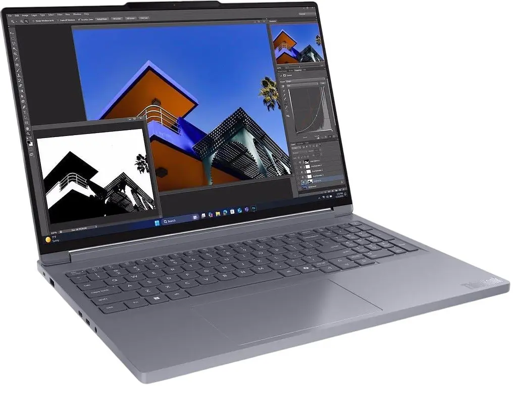 Ноутбук Lenovo 16 ThinkBook 16P G6 ADR 2560x1600 IPS 240Hz/Ryzen 9 8940HX/64GB/1TB/RTX 5060/W11P/Luna Gray (21U00017GE *) - фото 2