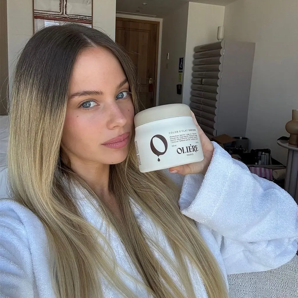 Маска для фарбованого волосся OLIE'RE PARIS Color E'Clat Hair Mask 500 мл - фото 5