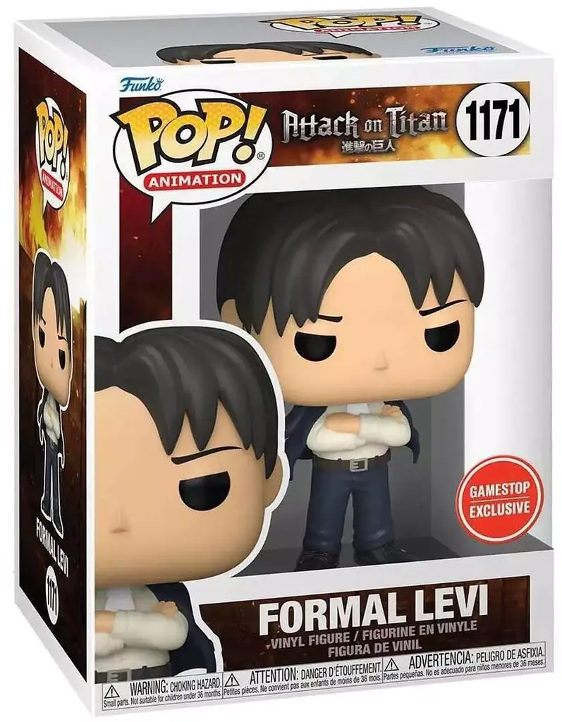Фигурка Funko Pop Атака Титанов Леви Аккерман Attack on Titan Levi Ackerman  10 см Exclusive AT LA 1171 - фото 3