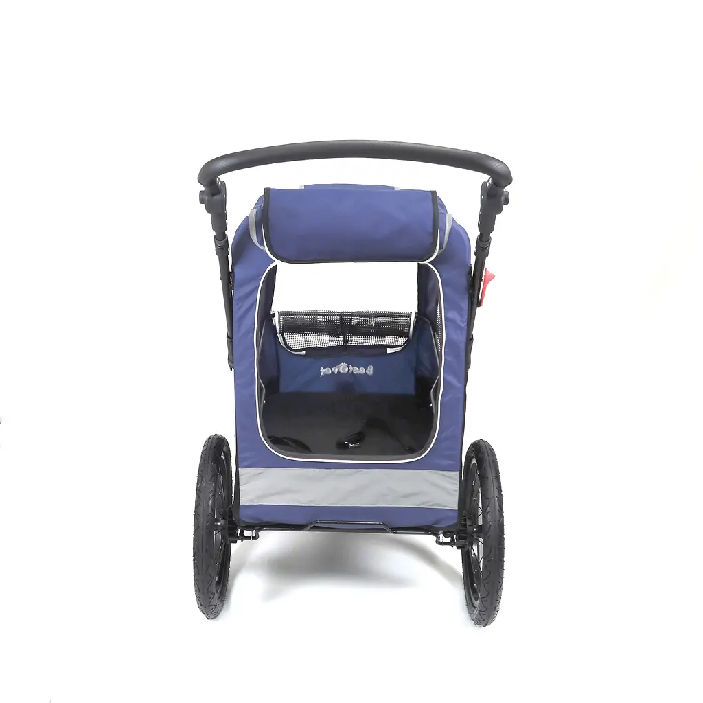 Коляска для домашніх тварин до 35 кг Bestopet Люпосанчик BS-RL-02 Dark Blue зі знімним столиком для грумінгу - фото 6