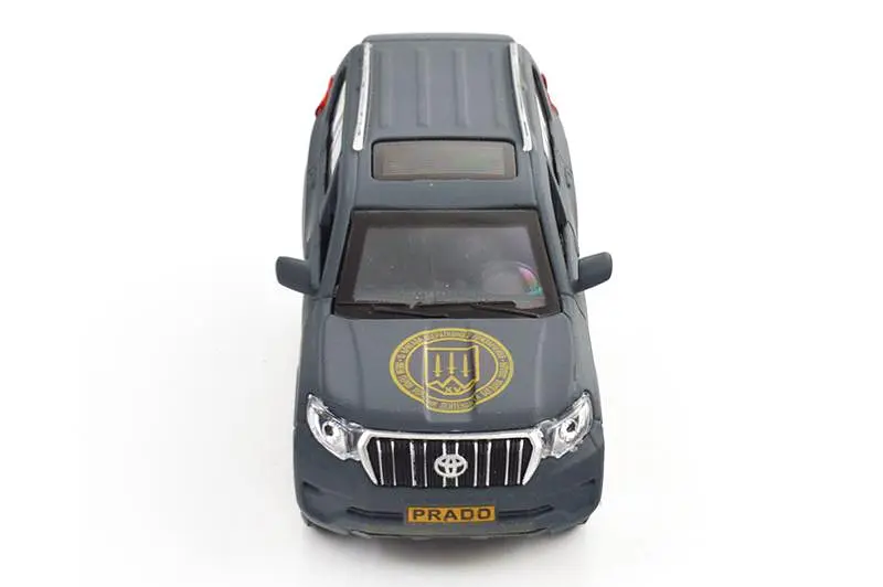 Іграшкова машинка позашляховик Toyota Prado Шеврони Героїв TechnoDrive KM6189 - фото 3