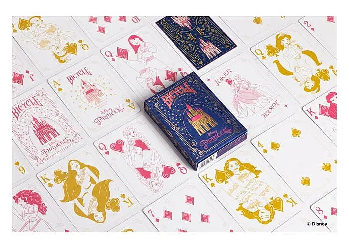 Карты игральные United States Playing Card Company Bicycle Disney Princess inspired (navy) (ВР_КИБДПН) - фото 3