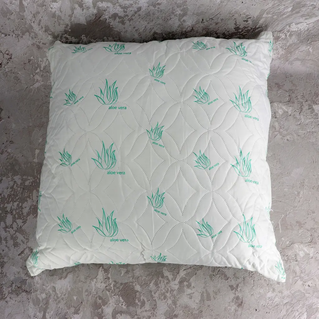 Стьобана подушка Aloe Vera на замку 70х70 від українського виробника 55095 - фото 9