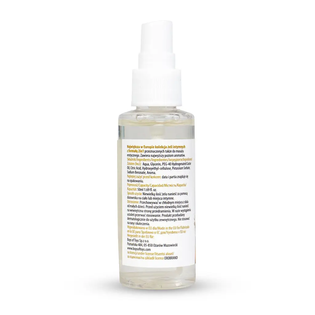 Лубрикант Boys Of Toys MyLove Aroma Series IntimMassage Amaretto 2в1 та масажний гель, 50 мл - фото 4