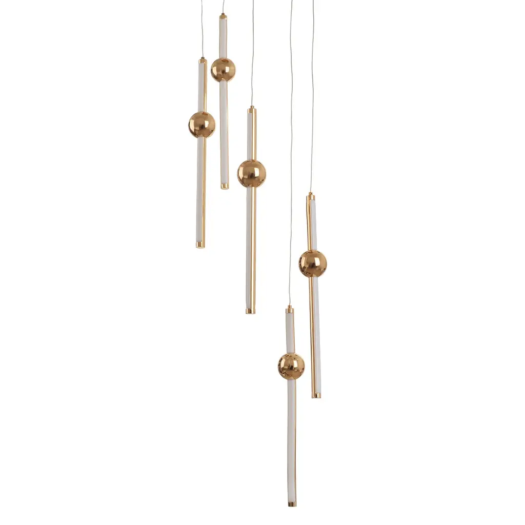 Світильник стельовий Brille підвісний лофт світлодіодний BL-889S/5 NW 72W NW G - фото 2