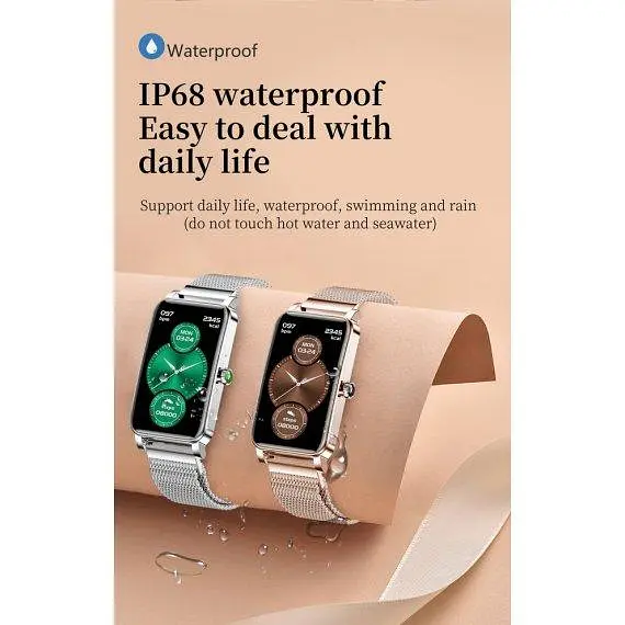 Жіночий розумний смарт годинник Smart Bracelet (Gold) - фото 7