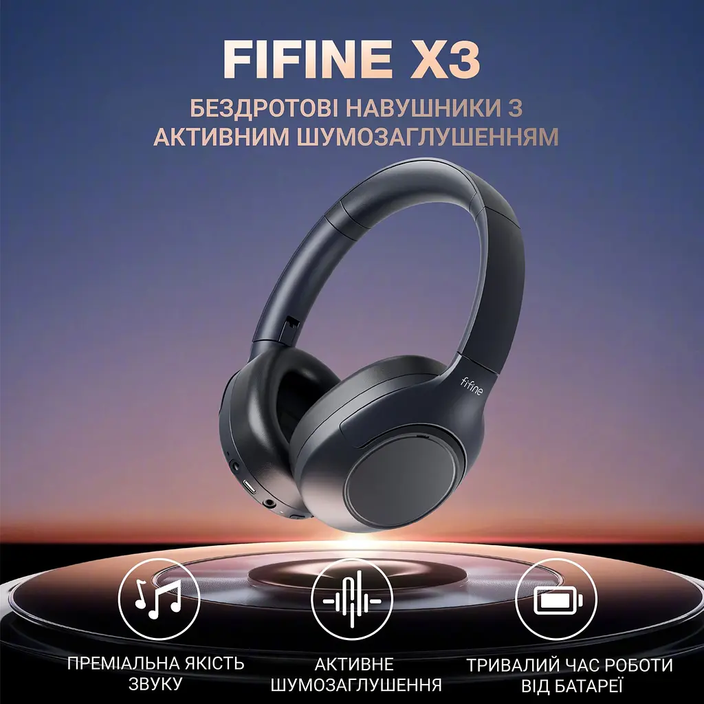 Ігрові навушники Fifine X3 Black [144462] - фото 5