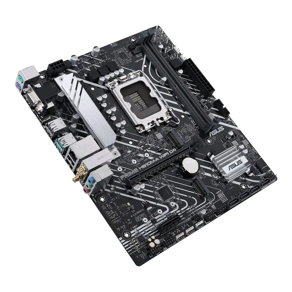 Материнская плата PRIME H610M-A WIFI D4 s1700 H610 2xDDR4 M.2 HDMI D-Sub DP Wi-Fi BT mATX Asus teh0018984 - фото 4