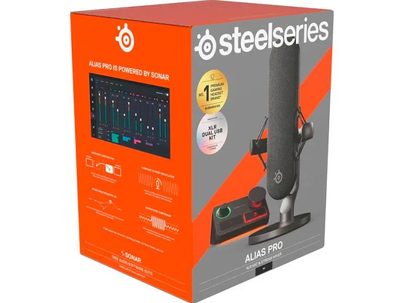 Мікрофон для ПК/ для стрімінгу, подкастів SteelSeries Alias Pro (61597) - фото 6