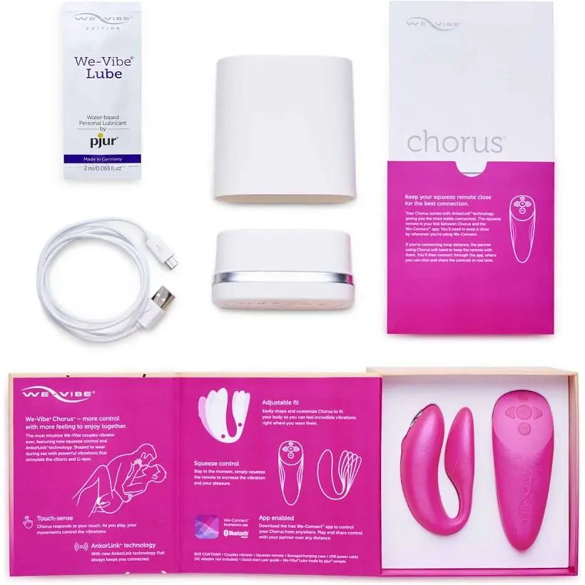Вибратор We-Vibe Chorus Pink SO6921 [95350] - фото 11