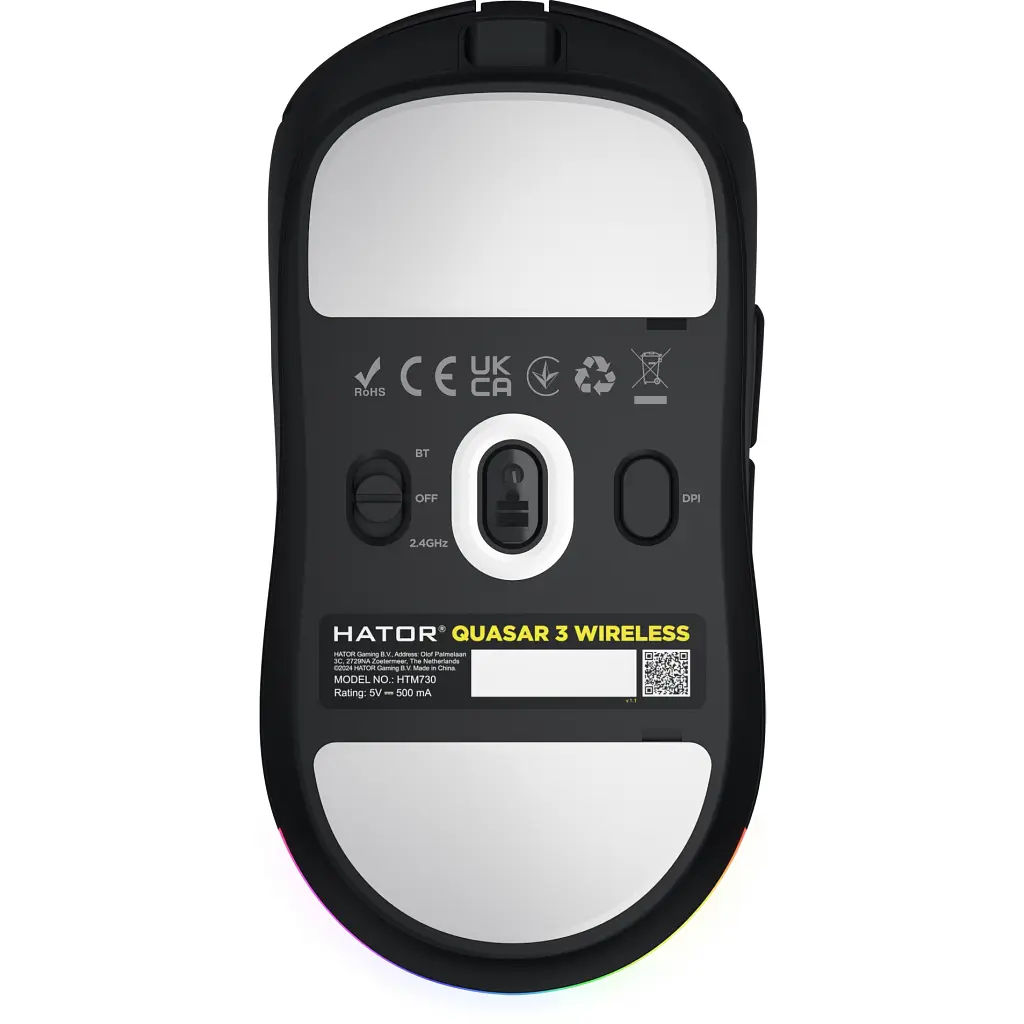 Мишка Hator Quasar 3 Wireless Black (HTM730) - фото 6