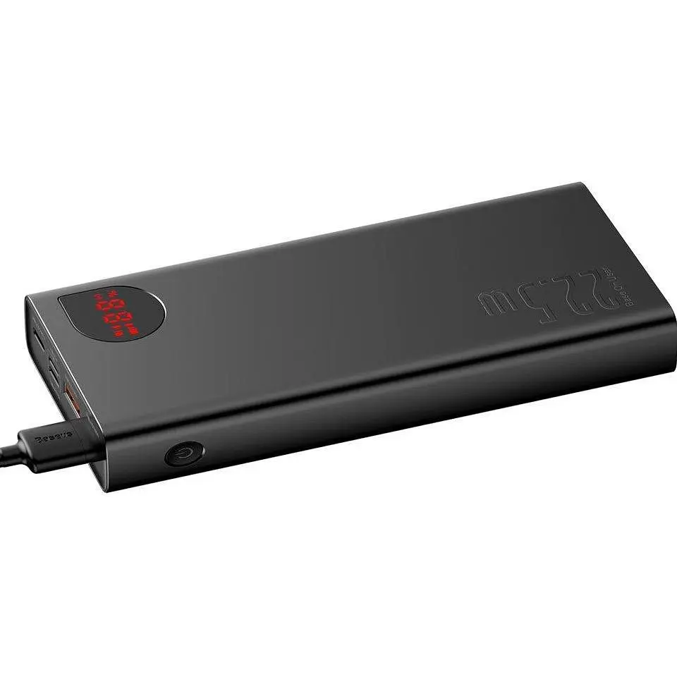 Зовнішній акумулятор Baseus Adaman Metal Digital Display 20000mAh 22.5W 2021 Editon (PPAD000101/PPAD070101/P10021502112-01) [104999] - фото 5