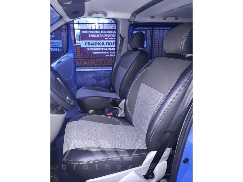 Авточохли модельні MW Brothers для Opel Vivaro ( 8 - 9 місць ) c 2002 - фото 5