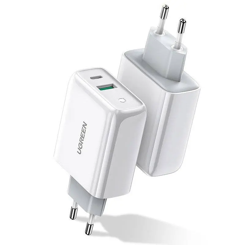 Мережевий зарядний пристрій UGREEN CD170 38W USB-C Wall Charger EU (White) (UGR-60468) (UGR-60468) - фото 3