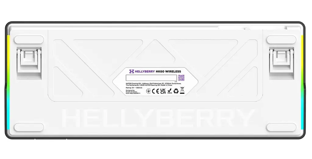 Клавіатура HATOR Hellyberry HK60 wireless White-Violet (HK60_wireless) - фото 4