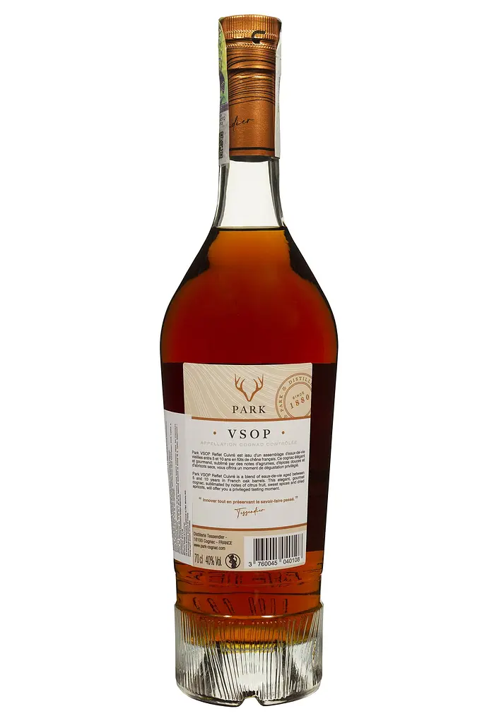 Коньяк Park Cognac VSOP Reflet Cuivre 40% 0.7 л в подарунковій упаковці - фото 3