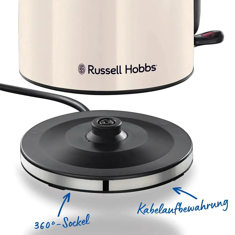 Russell Hobbs Електрочайник, 1.7 л, метал, жасмін - фото 6
