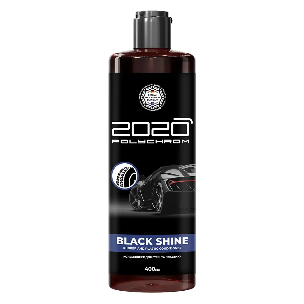 Кондиціонер для гуми та пластику Polychrom 2020 Black Shine 400 мл - фото 1